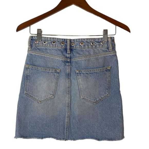 AllSaints Lila Eyelet Denim Skirt - Picture 6 of 7